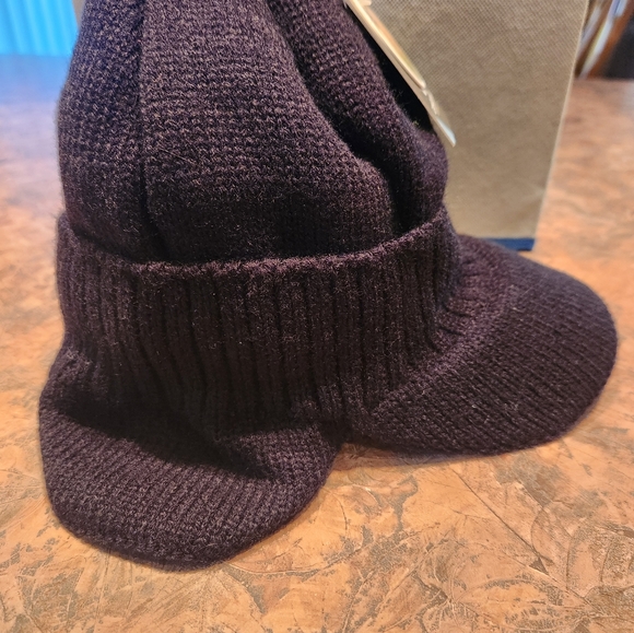 Camoland Wool Beanie Hat with visor and earflaps - NEW with tags - Picture 2 of 5